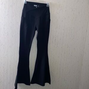 Popflex Crisscross Flared Leggings